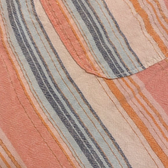 Lane Bryant Striped Linen Shorts Size 18-20 - Picture 4 of 5